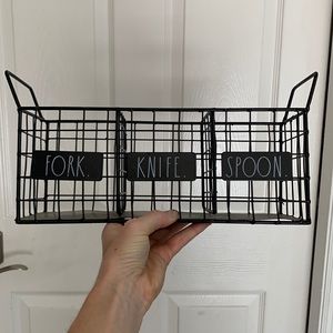 Rae Dunn Silverware caddy